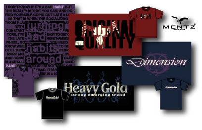 Mentz Tshirt Frontprints